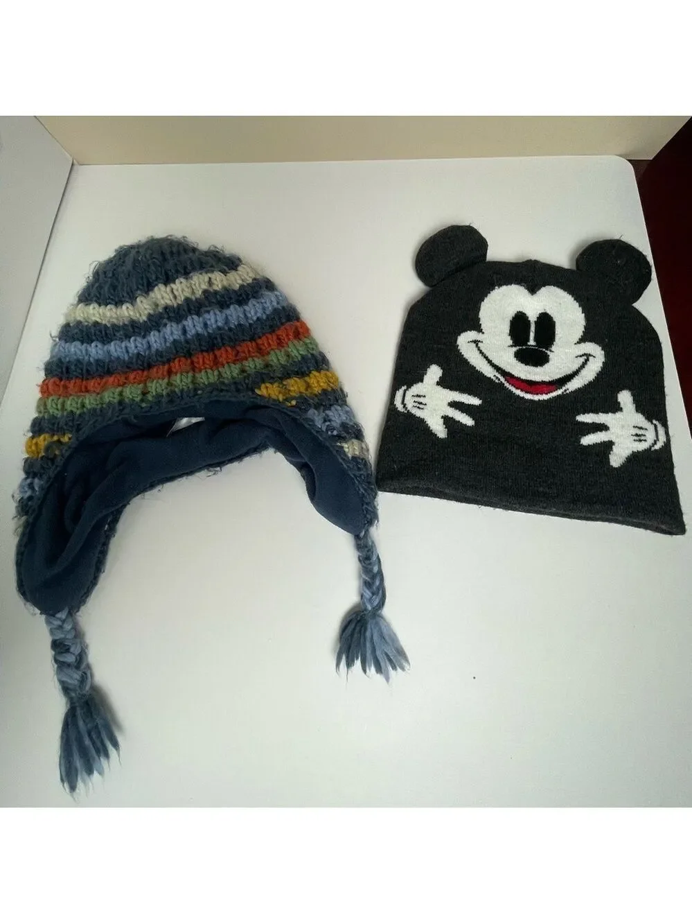Gap Zara boy’s kids set of 2 winter hats 4-5 years